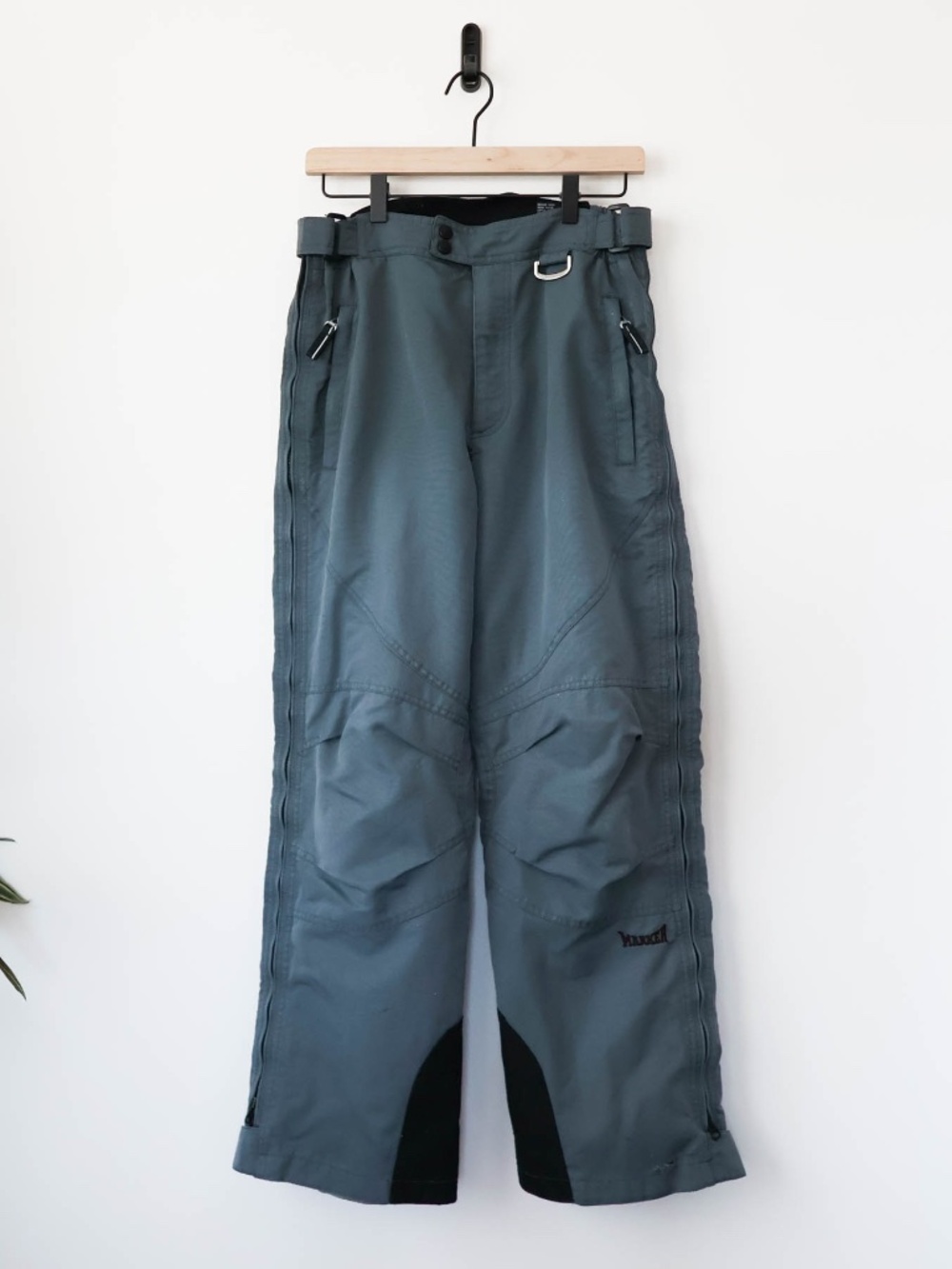 Awesome Marker Distressed Sun Faded Tech Snow Pants